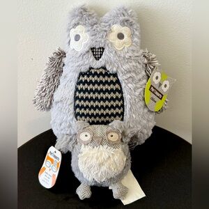 NEW. Pier 1 Owls, Chloe & Baby Roxie Plush/Stuffed Animals. 🦉